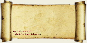 Jana Šorić vizit kartica